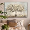 Leinwand Bilder 120x80 cm - Lebensbaum - Beige - Gold - Produktbild-Vorschau 2
