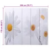 Raumteiler klappbar 200 x 170 cm Blume Produktbild-Vorschau 7