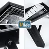 Vilde | Holzkohlegrill Klappbar - 77x23x31 cm - Tragbarer Produktbild-Vorschau 4