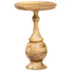 vidaXL Okrągły stolik boczny 43 x 43 x 66 cm z litego Podgląd zdjęcia produktu 11