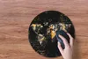 MuchoWow® Mauspad Mousepad Weltkarte - Farbe - Gold - Produktbild-Vorschau 3