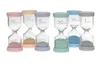 A set of colorful hourglasses with different time durations. Voir les images du produit