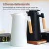1L Isolierkanne, Glas Thermoskanne, doppelwandige Vakuum Produktbild-Vorschau 3