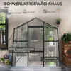 Outsunny Gewächshaus Aluminium Treibhaus 3,68m² Tomatenhaus Produktbild-Vorschau 4