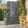 vidaXL Sichtschutz Anthrazit 100 x 50 x 180 cm Stahl Produktbild-Vorschau 2