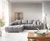 DELIFE Ecksofa Josea 300x220 cm Mikrofaser Steingrau Produktbild-Vorschau 2