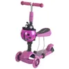 Scooter 2in1 LIENKA pour enfants avec roues LED, violet Voir les images du produit 1