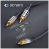 Cavo subwoofer SONERO, 2 m, nero Anteprima dell’immagine prodotto 9