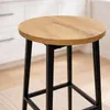 BEGRYF Barhocker 2er Set 65 cm Eichefarben, Sitz Ø30 cm, Produktbild-Vorschau 7