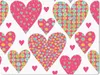 MuchoWow® Mauspad Mousepad Mädchen - Herz - Liebe - Muster Produktbild-Vorschau 1