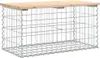 vidaXL Gabionová zahradní lavice 83x44x42 cm z masivního Náhled obrázku produktu 1