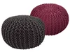Strickhocker 2er Set Pouf Sitzpouf Sitzpuff Pouf Produktbild-Vorschau 6