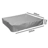 Sandkasten Abdeckung 200x200x20cm, Wasserdicht 420D Produktbild-Vorschau 5
