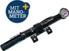 Luftpumpe mit Manometer Kunststoff / Alu alle Ventiarten Produktbild-Vorschau 1