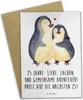 Mr. & Mrs. Panda Glückwunschkarte 25. Hochzeitstag Silberne Produktbild-Vorschau 1