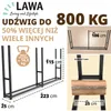 Stojak na drewno opałowe na zewnątrz metalowy 223 x 25 x Podgląd zdjęcia produktu 2