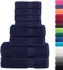 vidaXL 8 tlg. Premium-Handtuch-Set SOLUND Marineblau 600 Produktbild-Vorschau 1