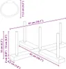 vidaXL Ringwurfspielset Mehrfarbig 41 x 41 x 16 cm Produktbild-Vorschau 8