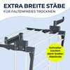 EASYmaxx Wäsche-Tower 1600 mit Rollen, 3 Etagen & 2 Produktbild-Vorschau 6