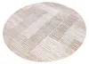 Tapiso Teppich CRYSTAL Rund Beige Braun Creme Wohnzimmer 80 Produktbild-Vorschau 8
