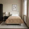 vidaXL Ganzjahresbettdecke 155 x 220 cm Keine Taupe Produktbild-Vorschau 4