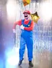 Costume Mario Deluxe videogioco Super Mario rosso-blu - XXL Anteprima dell’immagine prodotto 5