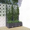 vidaXL Garten-Pflanzgefäß mit Spalier Blaugrau 80 x 40 x Produktbild-Vorschau 9