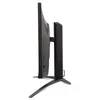 Side view of a black computer monitor on a stand. Produktbild-Vorschau