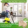 Rebirthcare 15 Stück WD3 Staubsaugerbeutel für Karcher Produktbild-Vorschau 6