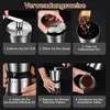 Manuelle Kaffeemühle mit 8 einstellbaren Einstellungen und Produktbild-Vorschau 3