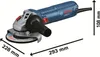 BOSCH Professional 06013A6104 BOSCH Professional GWS 12-125 Voir les images du produit 11