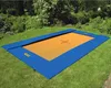 Eurotramp Bodentrampolin, 300x200 cm, Adventure, Blau Produktbild-Vorschau 2