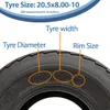 20.opona do przyczep 5x8.00-10 8-warstwowa P815 Road Legal Podgląd zdjęcia produktu 5