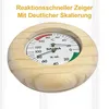 Hygrometer Thermometer Sauna,2 in 1 Sauna Thermometer Produktbild-Vorschau 6