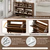 Armoire à chaussures Merax avec 4 portes battantes et 8 Voir les images du produit 13