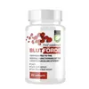 A product shot of a bottle of Blutforde softgels against a white background. Produktbild-Vorschau