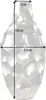 Elegante Vase ORGANIC ORIENT 45cm silber Hammerschlag Produktbild-Vorschau 6