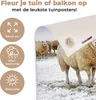 Gartenposter - 60x40 cm - Schafe in einer Winterlandschaft  Produktbild-Vorschau 4