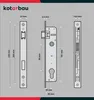 KOTARBAU® Einsteckschloss 90/20mm DIN Rechts Links Produktbild-Vorschau 3