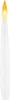 A single floating candle with a glowing yellow tip, isolated on a white background. Produktbild-Vorschau