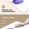 KitchenYeah© Herdabdeckplatte Blaue Tulpe mit Wassertropfen Produktbild-Vorschau 2
