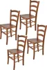 t m c s Tommychairs - Set di 4 sedie VENICE per cucina e Anteprima dell’immagine prodotto 1