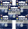 5 x Varta CR 1225 DL1225 3V Lithium Batterien Knopfzellen Produktbild-Vorschau 1