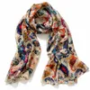 Seidenschal 176x110cm – XL Seidenschal Stola Damen Langes Produktbild-Vorschau 1