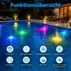 8er set LED RGB Poolbeleuchtung mit 14 Farben, Produktbild-Vorschau 2
