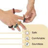 10 Stück Akupressurringe Massageringe Für Finger, Produktbild-Vorschau 5
