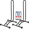 2 x WELLGRO Fahrradständer - Stahl sicherer Stand MTB Produktbild-Vorschau 1