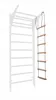 A rope ladder attached to a wall-mounted gym ladder. Produktbild-Vorschau