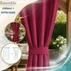Lantigo Rideau extérieur Rose foncé 155x260 cm anti-UV Voir les images du produit 4