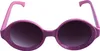 Retro Sonnenbrille - 60s-Stil - rosa Produktbild-Vorschau 1
